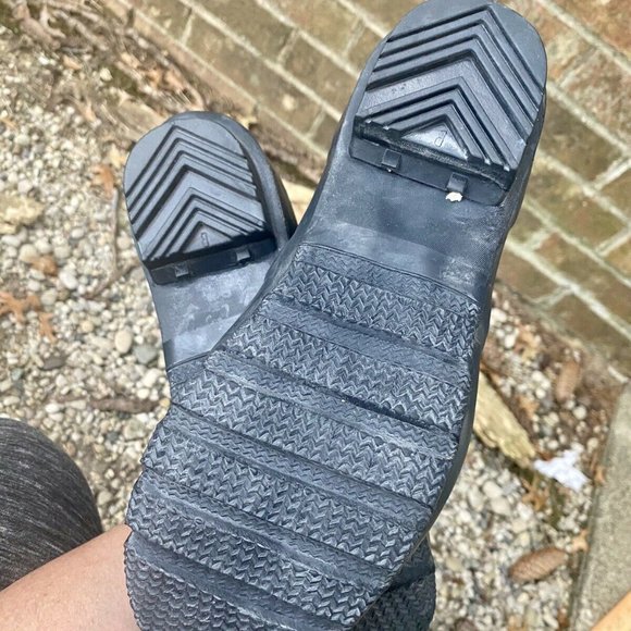 HUNTER BLUE TALL RUBBER WELLIES RAIN MUD BOOTS 8 - Picture 7 of 9